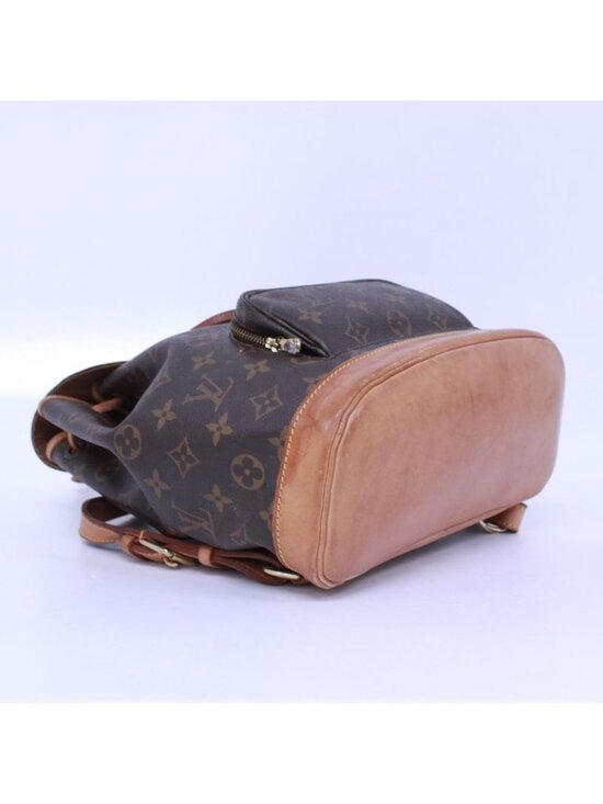 Louis Vuitton Montsouris MM Monogram Leather Brown Backpack main image 7